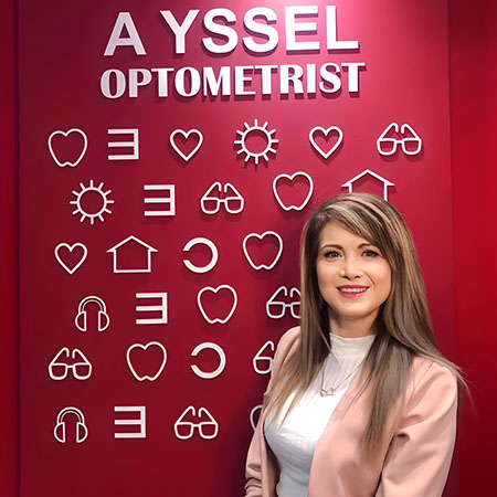Monica at Adrian Yssel Optometrists